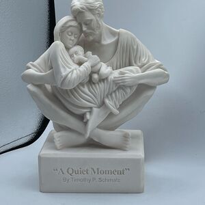 “A Quiet Moment” Holy Family sculpture by Timothy P.Schmalz